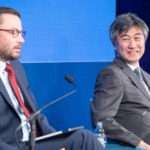 (L) David Altmaier, Vice Chair of the IAIS Executive Committee and Commissioner of the Florida Office of Insurance Regulation and (R) Shigeru Ariizumi, Vice Chair of the IAIS Executive Committee and Vice Commissioner for International Affairs of Japan Financial Services Agency